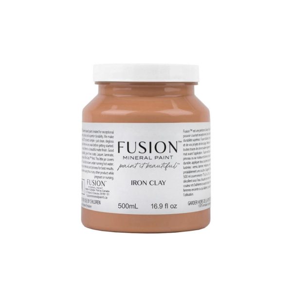 iron clay fusion mineral paint pint